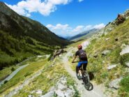 Il passaggio sul lato destro or. del vallone