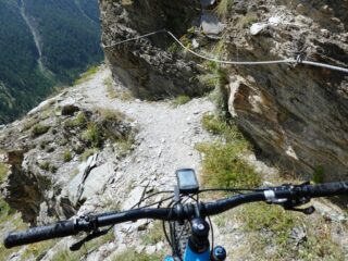 Uno dei due tratti attrezzati