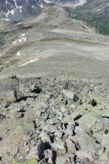 restante discesa su grossi blocchi