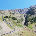 Il percorso dal parcheggio