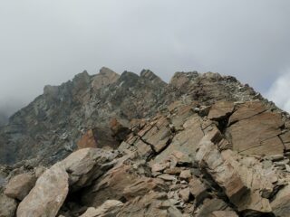 La cresta nel suo insieme, vista da est.