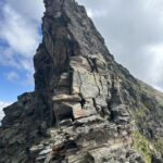 Il torrione da disarrampicare - meglio calarsi!