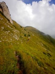 il traverso verso cima