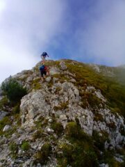 il tratto finale alla cima