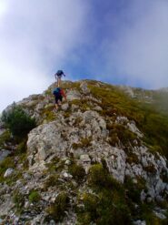il tratto finale alla cima