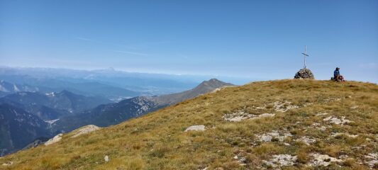 Arrivo sulla Cima della Fascia