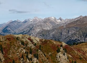 la testata della Val Stura con le cime Oronaye e Oserot