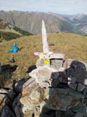 la croce  sulla cima del Vaccia 