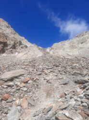 Il canale dei detriti