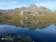 dal lago Miserin: 1- colle m.2984; 2- Bec Costazza