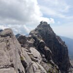 in questo punto della cresta ho fatto dietrofront trovando poi la via alternativa