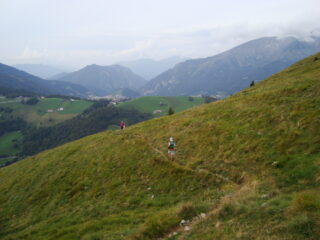 Un atleta della MAGA in azione sotto la baita GREM bassa