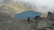 La salita verso il Pas du Lac Blanc