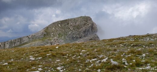 Punta Marguareis parte finale dalla Anticima Est