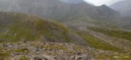 Discesa verso il Rifugio Don Barbera sotto il temporale 