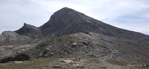 Salita verso il Pan di Zucchero dal Col de Vieux 
