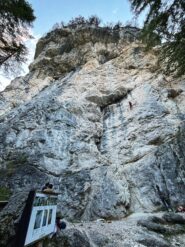 Arrivando alla falesia 