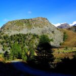 Il M.te Cavallo visto dall'inizio della discesa che porta a Continéry.