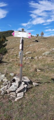 il punto di discesa verso Grangette