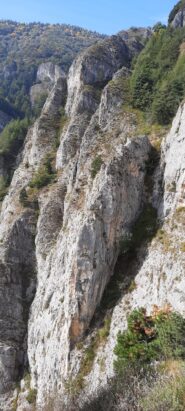 le spettacolari parete rocciose