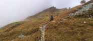 In discesa sotto il col Mean