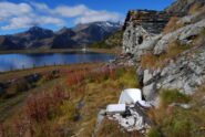 Scendendo dai Laghi di Resy: l’arrivo del sentiero all’alpeggio Fourcare dessus