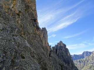 Il traverso iniziale (foto mgulliver)