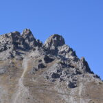 Punta e sentiero di salita