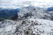 Bettaforca e Rothorn dalla Punta Bettolina, Testa Grigia ormai nelle nuvole