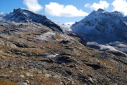 Dalla vetta del Palon: Colle Bettaforca, Punta Bettolina e Lago di Resy