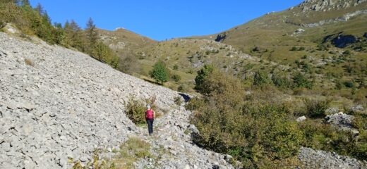 Salita verso Colla dei Termini 