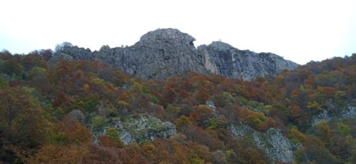 Monte Armetta durante la salita 