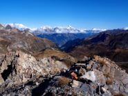 Dalla vetta sguardo verso la Maurienne. 