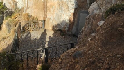 Il terrazzo da cui si attacca