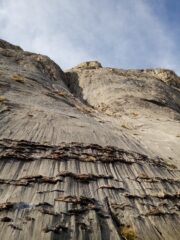 Le splendide concrezioni quarzitiche su cui parte Pellegrinaggio