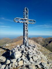 croce di vetta della Cima delle Saline 