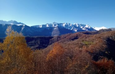 vista su Alpi Marittime