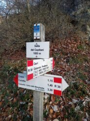 Sella del Capitani,dove si chiude l'anello