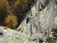 Uscita dal passo di 6b in stile 