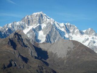 dalla Punta della Croce: vista sul Monte Bianco