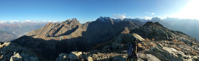 panorama dalla cima.