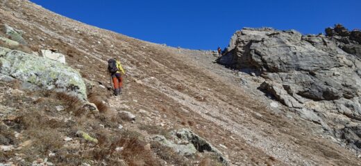Verso la cresta 
