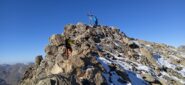 L' arrivo sul Monte Oserot 