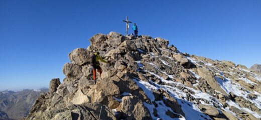 L' arrivo sul Monte Oserot 