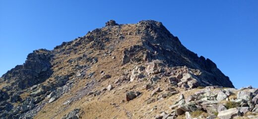 Il pendio finale che porta in vetta!