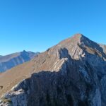 la cresta da percorrere