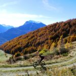 Sulla bellissima sterrata sopra St. Nicolas