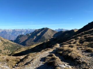 inizio traverso del sodadura lato nord (in fondo il Baciamorti).