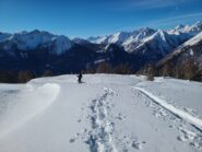 nel primo tratto di discesa 