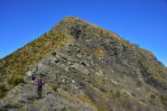 Risalendo la cresta sud-est del M.Caucaso
